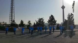 رقص زیبای لزگی ترکی در پارک پردیسان تهران توسط گروه بزرگ آیلان