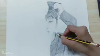 چطور جیمین از BTS رو بکشیم؟«speed drawing»