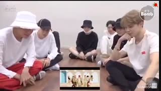reaction bts به MV خودشونIDoL [< فقط پرش اخر جونگ کوک.•_•  :)>]