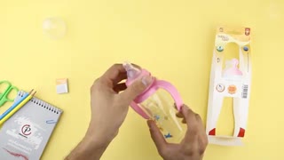 شیشه شیر خوری 240ml کلاسیک دسته‌دار 248