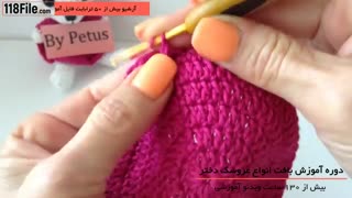 آموزش کامل بافت انواع عروسک دختر بصورت گام به گام