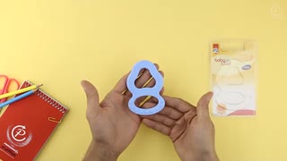 دندان گیر سیلیکونی 372 آبی