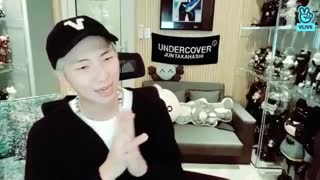 VLIVE دیروز نامجون راجع به میکس تیپ MONO با زیرنویس فارسی bts