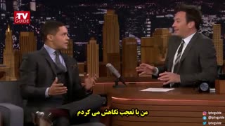گفتگوی جذاب جیمی فالون با ترور نوآ (زیرنویس فارسی)
