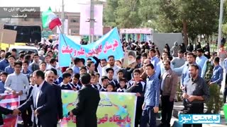 راهپیمایی 13 آبان قیامدشت