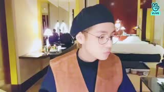 BTS Live ♥ لایو جدید تهیونگ * Taehyung با زیرنویس فارسی [ پارت یک ]