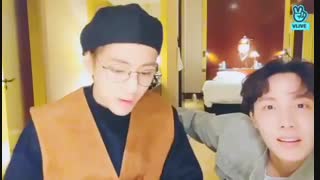 BTS Live ♥ لایو جدید تهیونگ و جی هوپ * Taehyung & J Hope با زیرنویس فارسی