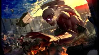 Armored titan theme from Shingeki no kyojin OST (Mika Kobayashi) HD