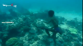 سیاره انسان ها : پیاده روی در ۲۰ متری کف اقیانوس و شکار ماهی بدون کپسول اکسیژن !!