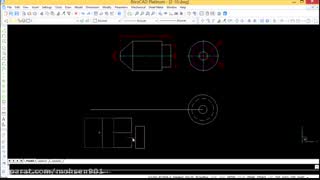 ترسیم با bricscad فیلم 3