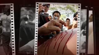 عزاداری ، زنجیرزنی و تیغ زنی مسیحیان در سالروز صلیب عیسی مسیح