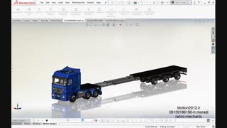 آموزش شبیه سازی حرکت سالیدورک باز و بسته شدن کانتینر تریلی