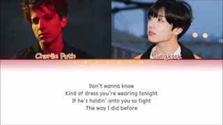 لیریک آهنگ جدید جونگ کوک بی تی اس با همکاری چارلی پوث BTS JUNGKOOK & CHARLIE PUTH - We Don't Talk Anymore