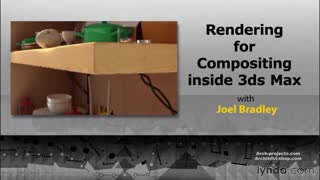 آموزش نحوه رندریگ برای کامپوزیت در 3ds Max