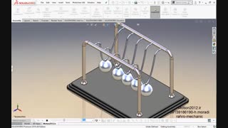 آموزش سالیدورک شبیه سازی برخورد و انیمیشن آن solidmotion