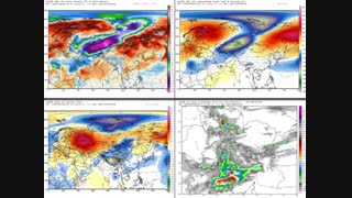 نفوذ سیستم پرفشار قطبی به همراه سرمای شدید هوا از عرض های قطبی به روی کشور  21 الی 24 آبان 97