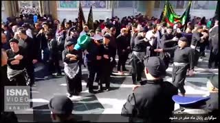 سوگواری پایان ماه صفر در مشهد