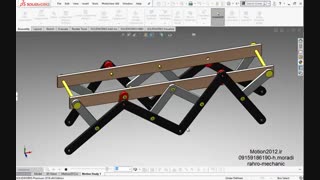 آموزش موشن سالیدورک solid motion فیلم 14 solidworks