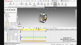 آموزش انیمیشن در نرم افزار سالیدورک solidworks فیلم 15