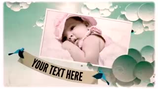 پروژه افترافکت کودکانه با موزیک تولد