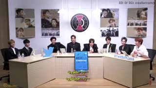 لایو پرسش و پاسخ توییتر اکسو با زیرنویس فارسی چسبیده