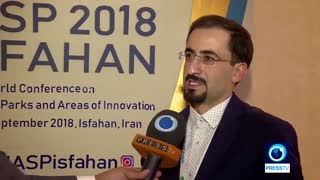 فریبرز نوروزی مترجم همزمان کنفرانس بین المللی پارک علمی فناوری اصفهان وگزارش آن توسط پرس تیوی قسمت چهارم 09121833158