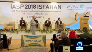 فریبرز نوروزی مترجم همزمان کنفرانس بین المللی  علمی فناوری اصفهان وگزارش آن توسط پرس تیوی قسمت پنجم www.NorouziTranslator.com