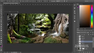 آموزش تبدیل منظره واقعی به فانتزی در Photoshop