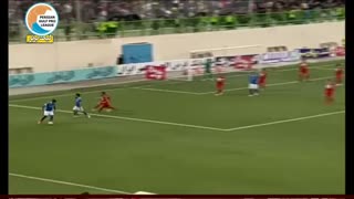 خلاصه بازی نساجی 2-0 استقلال خوزستان  _لیگ برتر ایران 97/98