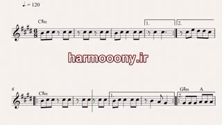 نت کیبورد عزیز جون از شهرام صولتی