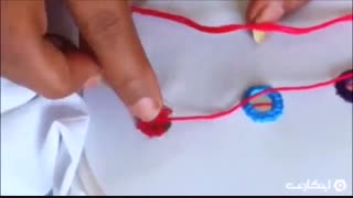 ترفندهای 119 ثانیه ای:آینه دوزی زیبا برای گلدوزی