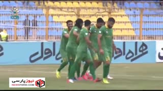 خلاصه بازی: نفت مسجدسلیمان 1-1 نفت آبادان