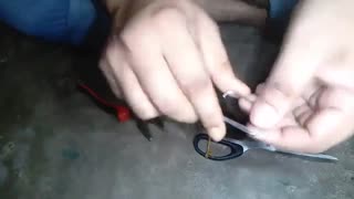 ساخت تله موش با قیچی