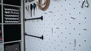 DELİKLİ PANO YAPIMI / DIY PEGBOARD