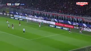 خلاصه بازی فوتبال آث میلان 0 - یوونتوس  2