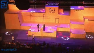 مسابقات هیجانی پارکور air wipp 2018-  نبینی از دست دادیا
