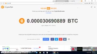 بیت کوین رایگان با crypto tab( با مهندس رامین ) حتی در خواب هم پول در بیاورید