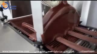 خط روکش دهی با شکلات
