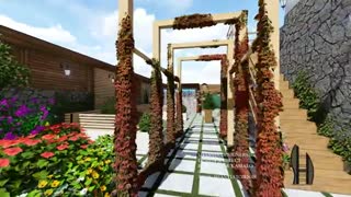 طراحی روف گاردن یا بام سبز در قم (شنتیا)