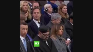 تعجب ترامپ از چرت زدن پادشاه مراکش!