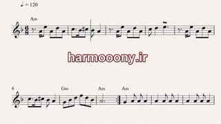 نت کیبورد وقتی از در تو میای از کوروس