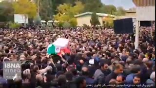 تشییع پیکر فرمانده یگان تکاوری زاهدان
