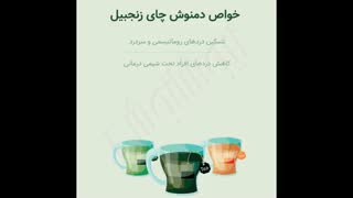 دمنوش چای زنجبیل کیسه ای نیوشا