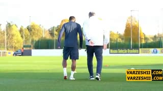 آخرین تمرین تیم ملی برزیل