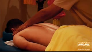 آموزش ماساژ شمع روی  کمر