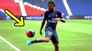 حرکات نمایشی فوتبالیست ها در زمان تمرین