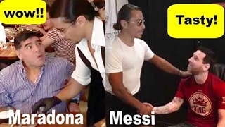 ملاقات چهره های مطرح فوتبالی (رونالدو،  مسی، پوگبا، مارادونا و ..) با نصرت لیوه معروف ترین آشپز دنیا