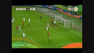 خلاصه‌بازی اسپانیا 1 - بوسنی 0 (28-8-1397)