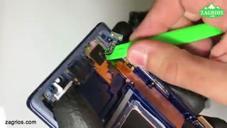 آموزش تعویض تاچ ال سی دی موبایل Note 9 سامسونگ