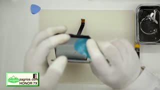 آموزش تعویض تاچ ال سی دی موبایل Honor 7x هوآوی